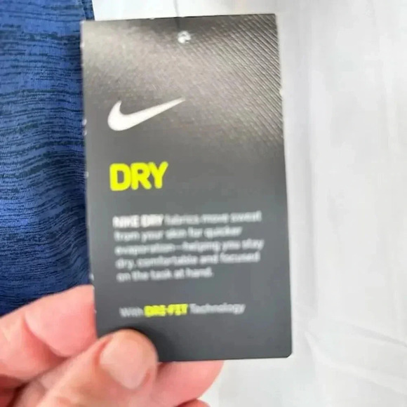 NEW Nike Dri-FIT NFL Dallas Cowboys Velocity Performance Tee Heather Navy Mens M - Picture 5 of 10